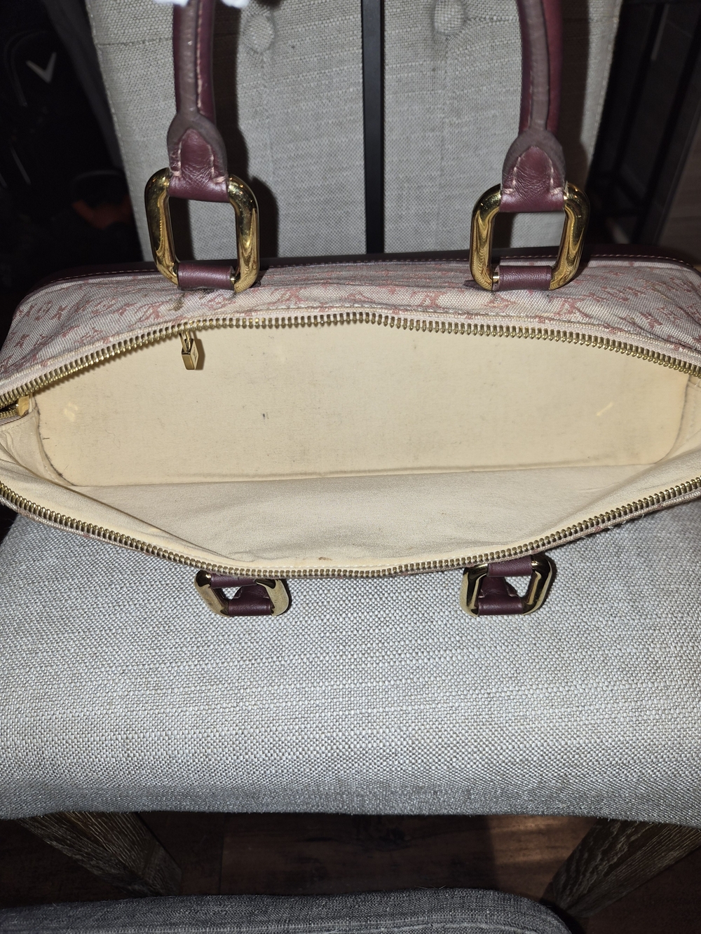 Louis Vuitton Monogram Mini Lin Alma Long Handbag East West Satchel Brown - Picture 13 of 16